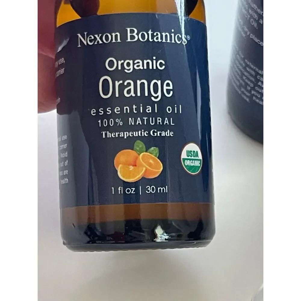 2 Bottles of Organic Orange Essential Oil 30 ml each